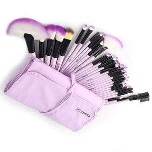 Planet Gates 32Pcs Makeup Brushes Eye Shadows Lipstick Powder Foundation Brushes With Cosmetic Bag pincel Make Up Brushes Kits