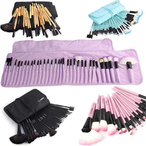 Planet Gates 32Pcs Makeup Brushes Eye Shadows Lipstick Powder Foundation Brushes With Cosmetic Bag pincel Make Up Brushes Kits