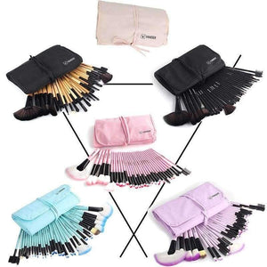 Planet Gates 32Pcs Makeup Brushes Eye Shadows Lipstick Powder Foundation Brushes With Cosmetic Bag pincel Make Up Brushes Kits