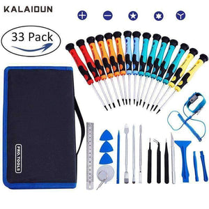 Planet Gates 33 IN 1 Precision screwdriver set Torx Screwdriver Electronic Devices Pry Open DIY Tool Kits Phones Repair Tools Kit