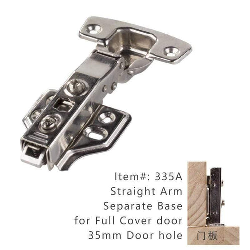 KeenKee Cabinet Cupboard Etc Furniture  Door Hinges Stainless Steel Hydrolic Pump Soft Close Heavy Duty Euro Hinge