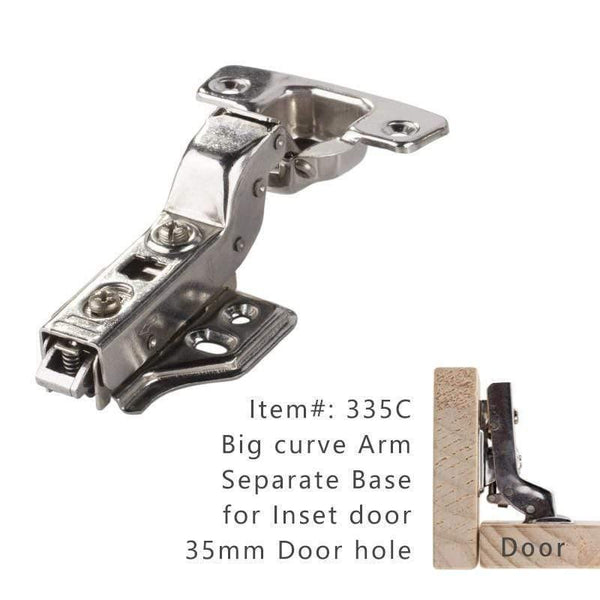 KeenKee Cabinet Cupboard Etc Furniture  Door Hinges Stainless Steel Hydrolic Pump Soft Close Heavy Duty Euro Hinge