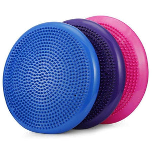 Planet Gates 33x33cm Durable Inflatable Yoga Massage Ball Pad Universal Sports Gym Fitness Yoga Wobble Stability Balance Disc Cushion Mat
