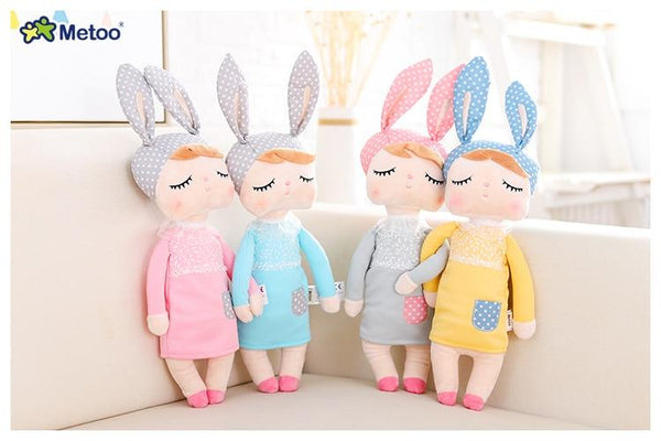 Planet Gates 34cm Metoo Doll Soft Plush Toys For Girls Baby Cute Rabbit Beautiful Angela Stuffed Animals For Kids