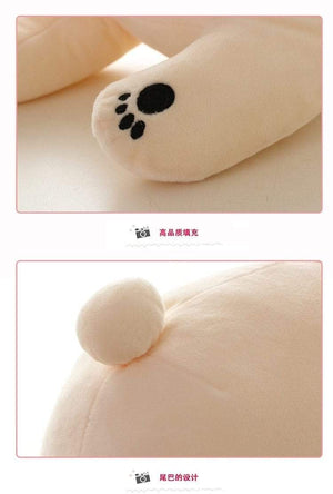 Planet Gates 35-110CM Kawaii Dressed Polar Bear Stuffed Animals Big Size Super Soft Animal Cushion Sleeping Pillow Plush Toy Kid