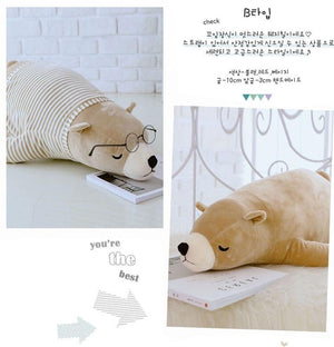 Planet Gates 35-110CM Kawaii Dressed Polar Bear Stuffed Animals Big Size Super Soft Animal Cushion Sleeping Pillow Plush Toy Kid