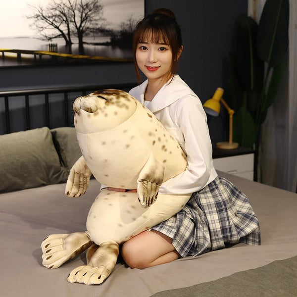 Planet Gates 35-120cm Lovely Sea Lion Plush Toys Soft Marine Animal Seal Stuffed Doll for Kids Gift Sleeping Pillow 3D Novelty Throw Pillows