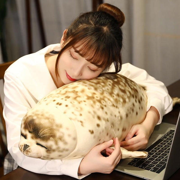 Planet Gates 35-120cm Lovely Sea Lion Plush Toys Soft Marine Animal Seal Stuffed Doll for Kids Gift Sleeping Pillow 3D Novelty Throw Pillows