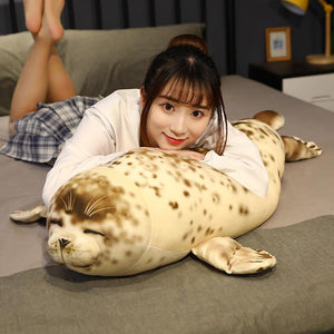 Planet Gates 35-120cm Lovely Sea Lion Plush Toys Soft Marine Animal Seal Stuffed Doll for Kids Gift Sleeping Pillow 3D Novelty Throw Pillows