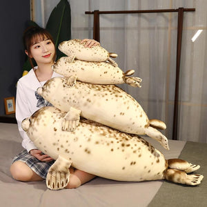 Planet Gates 35-120cm Lovely Sea Lion Plush Toys Soft Marine Animal Seal Stuffed Doll for Kids Gift Sleeping Pillow 3D Novelty Throw Pillows
