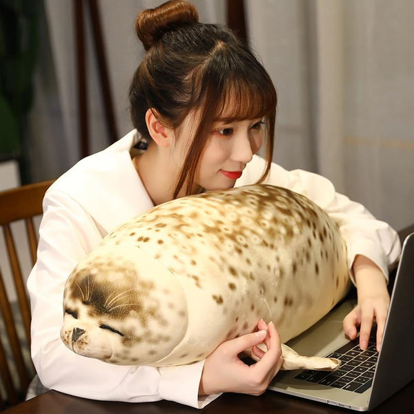 Planet Gates 35-120cm Lovely Sea Lion Plush Toys Soft Marine Animal Seal Stuffed Doll for Kids Gift Sleeping Pillow 3D Novelty Throw Pillows