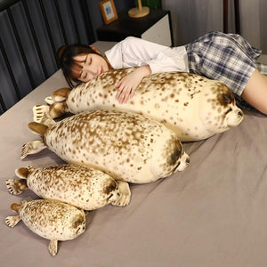 Planet Gates 35-120cm Lovely Sea Lion Plush Toys Soft Marine Animal Seal Stuffed Doll for Kids Gift Sleeping Pillow 3D Novelty Throw Pillows