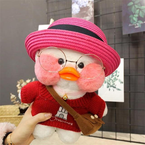 Planet Gates 35 30cm Cute Plush LaLafanfan Cafe Duck Lovely Cartoon Plush Toy Stuffed Soft Kawaii Duck Doll Animal Pillow For Children Gifts