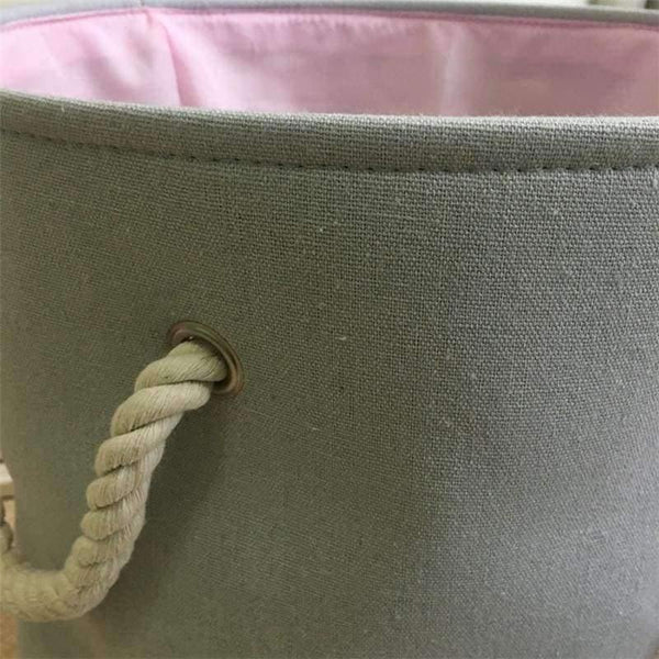 Planet Gates 35*40cm Pink Laundry Basket for Dirty Clothes Cotton Ballet Girl Bow Print Toys Organizer Home Storage & Organization