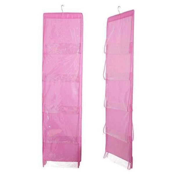 Planet Gates 35.5x130cm / Pink 10 Pocket Family Organizer Backpack Handbag Hanging Holder Storage Bags Closet Shoe Bag Rack Hangers Home Organization Supplies
