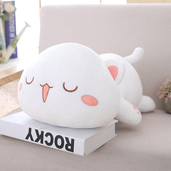 35-65 Kawaii Lying Cat Plush Toys Stuffed Cute Cat Doll Lovely Animal Pillow Soft Cartoon Toys For Children Girls Christmas Gift
