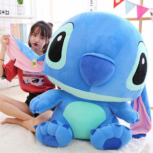 35-80cm Giant Cartoon Stitch Lilo & Stitch Plush Toy Doll Children Stuffed Toy For Baby Birthday Christmas Children Kid Gifts