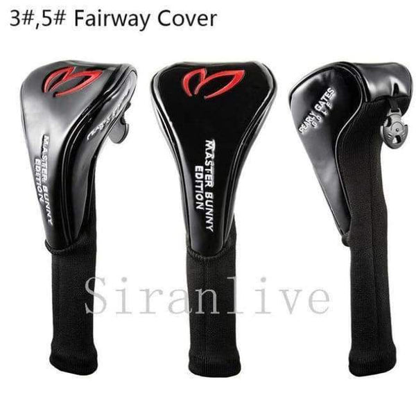 Planet Gates 35 Fairway Cover 1 PU Leather Golf Club Head Cover (1# Driver/wood Cover 3#,5# Fairway Cover)