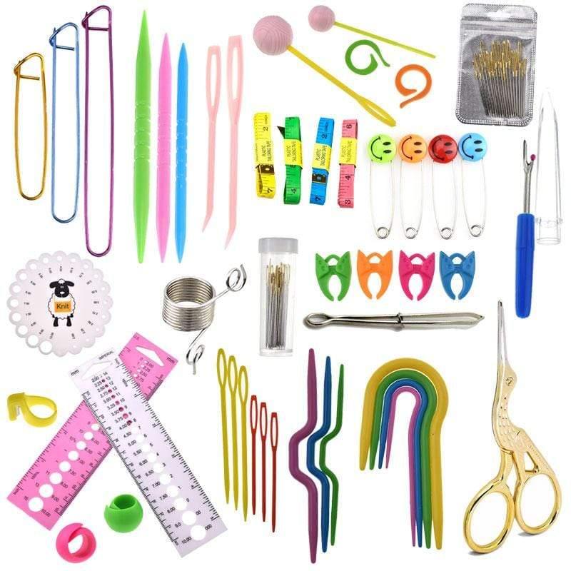 Planet Gates 35 Styles Sewing Accessories For Crochet Hook And Knitting Needles DIY Needles Arts Craft Weave With Stitch Markers Sewing Tools