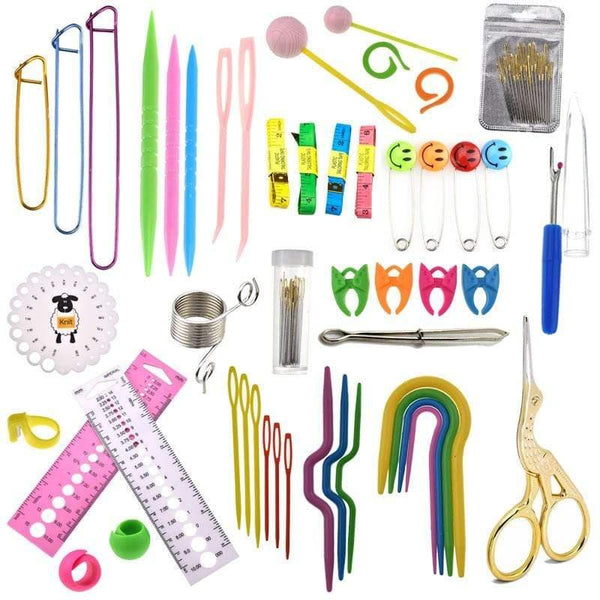 Planet Gates 35 Styles Sewing Accessories For Crochet Hook And Knitting Needles DIY Needles Arts Craft Weave With Stitch Markers Sewing Tools
