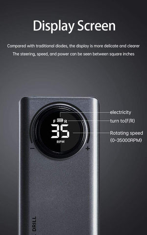 Planet Gates 35000 RPM Rechargeable Portable Nail Drill machine Electric Nail File Manicure drill Set profession Nail Tools for Nail Salon