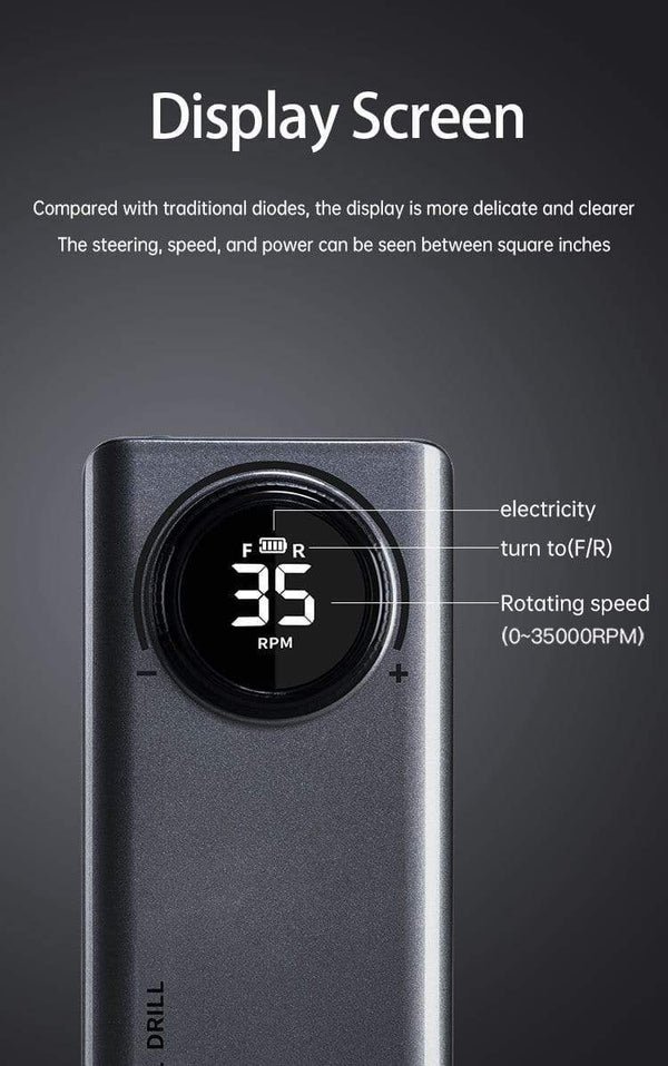 Planet Gates 35000 RPM Rechargeable Portable Nail Drill machine Electric Nail File Manicure drill Set profession Nail Tools for Nail Salon