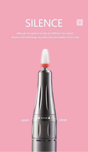 Planet Gates 35000 RPM Rechargeable Portable Nail Drill machine Electric Nail File Manicure drill Set profession Nail Tools for Nail Salon