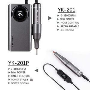 Planet Gates 35000 RPM Rechargeable Portable Nail Drill machine Electric Nail File Manicure drill Set profession Nail Tools for Nail Salon