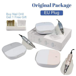 Planet Gates 35000RPM Nail Art Drill Gel Electric Nail Drill 35W Nail Polisher with Set Nail Drill Bits Manicure Machie Nail Salon Tools