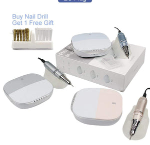 Planet Gates 35000RPM Nail Art Drill Gel Electric Nail Drill 35W Nail Polisher with Set Nail Drill Bits Manicure Machie Nail Salon Tools
