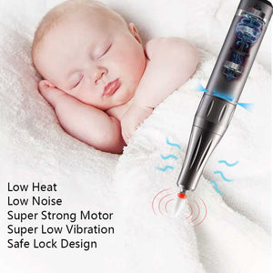 Planet Gates 35000RPM Nail Drill Machine Electric Nail File LED Display Nail Tools Portable Manicure Machine Nail Drill Bits Polisher