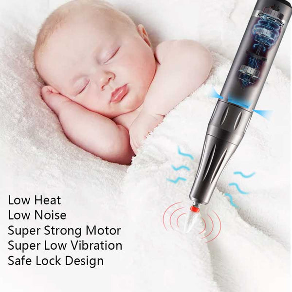 Planet Gates 35000RPM Nail Drill Machine Electric Nail File LED Display Nail Tools Portable Manicure Machine Nail Drill Bits Polisher