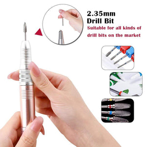 Planet Gates 35000RPM Portable Rechargeable Electric Nail Drill Machine File Pedicure Equipment Manicure Kit Nail Gel Art Polishing Tools