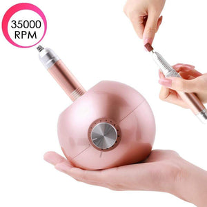 Planet Gates 35000RPM Portable Rechargeable Electric Nail Drill Machine File Pedicure Equipment Manicure Kit Nail Gel Art Polishing Tools