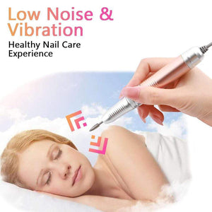 Planet Gates 35000RPM Portable Rechargeable Electric Nail Drill Machine File Pedicure Equipment Manicure Kit Nail Gel Art Polishing Tools