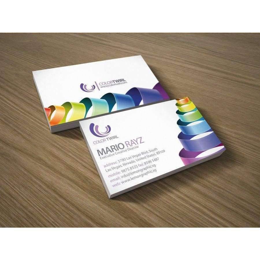 Planet Gates 350gsm laminated art paper business cards +free shipping