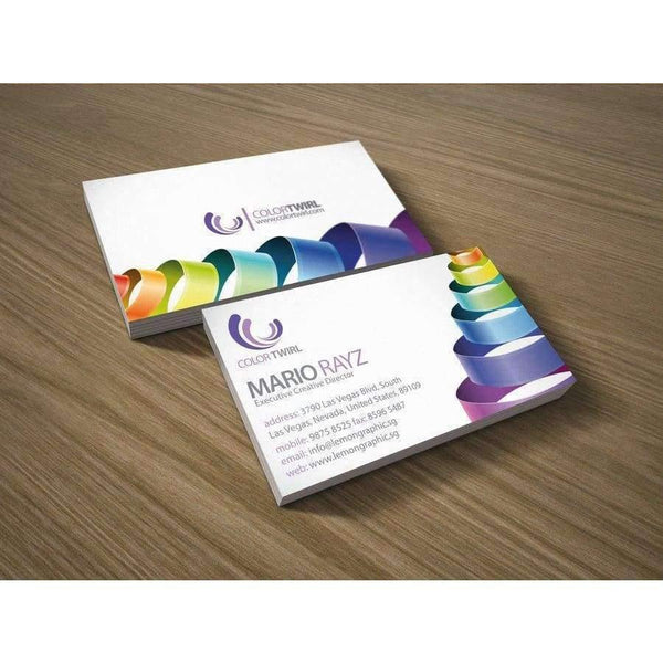 Planet Gates 350gsm laminated art paper business cards +free shipping