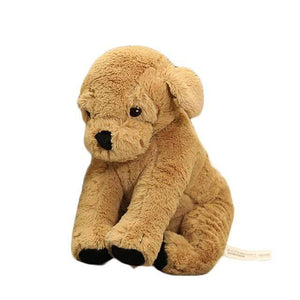 Planet Gates 35cm Cute dog plush toy life like labrador puppy soft doll stuffed real life animal lying position dog pillow kids toys birthday gift