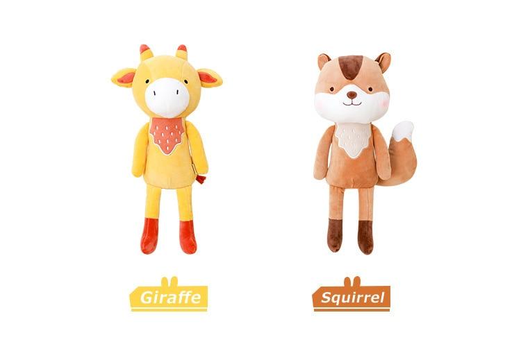 Planet Gates 35cm Metoo Cartoon Stuffed Animals Plush Toys Fox Raccoon Giraffe Squirrel Koala Dolls For Kids Girls Birthday Christmas Gifts