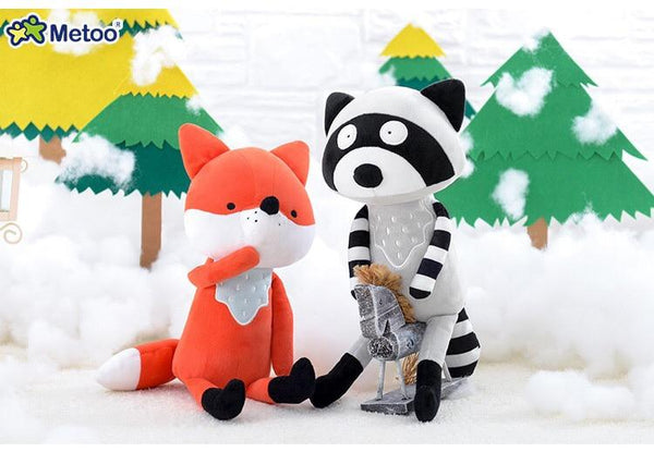 Planet Gates 35cm Metoo Cartoon Stuffed Animals Plush Toys Fox Raccoon Giraffe Squirrel Koala Dolls For Kids Girls Birthday Christmas Gifts