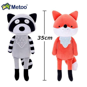 Planet Gates 35cm Metoo Cartoon Stuffed Animals Plush Toys Fox Raccoon Giraffe Squirrel Koala Dolls For Kids Girls Birthday Christmas Gifts