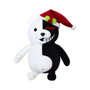 Planet Gates 35CM Monokuma b Dangan Ronpa Super Danganronpa 2 Monokuma Black & White Bear Plush Toy Soft Stuffed Animal Dolls Birthday Gift for Children