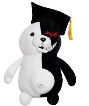 Planet Gates 35CM Monokuma c Dangan Ronpa Super Danganronpa 2 Monokuma Black & White Bear Plush Toy Soft Stuffed Animal Dolls Birthday Gift for Children