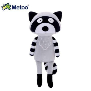 Planet Gates 35cm / Raccoon 35cm Metoo Cartoon Stuffed Animals Plush Toys Fox Raccoon Giraffe Squirrel Koala Dolls For Kids Girls Birthday Christmas Gifts