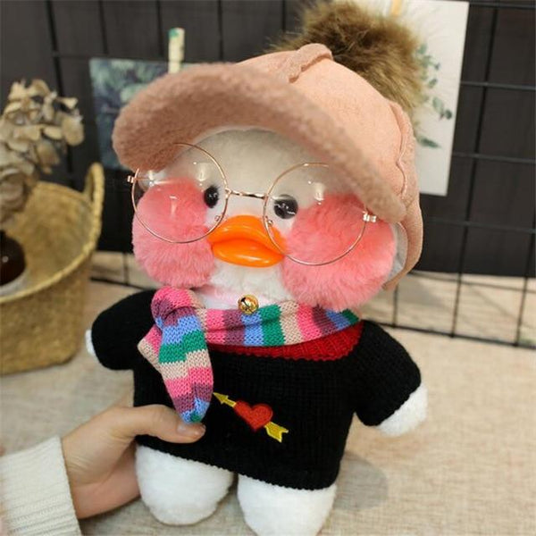 Planet Gates 36 30cm Cute Plush LaLafanfan Cafe Duck Lovely Cartoon Plush Toy Stuffed Soft Kawaii Duck Doll Animal Pillow For Children Gifts