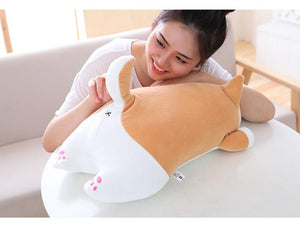 Planet Gates 36/55 Cute Fat Shiba Inu Dog Plush Toy Stuffed Soft Kawaii Animal Cartoon Pillow Lovely Gift for Kids Baby Children Good Quality