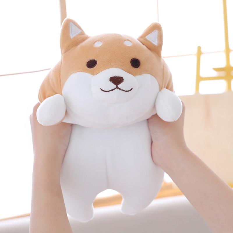 Planet Gates 36/55 Cute Fat Shiba Inu Dog Plush Toy Stuffed Soft Kawaii Animal Cartoon Pillow Lovely Gift for Kids Baby Children Good Quality