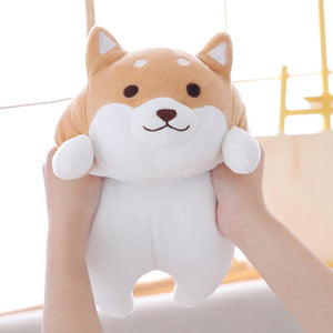 Planet Gates 36/55 Cute Fat Shiba Inu Dog Plush Toy Stuffed Soft Kawaii Animal Cartoon Pillow Lovely Gift for Kids Baby Children Good Quality