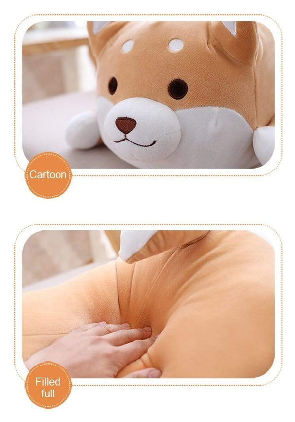 Planet Gates 36/55 Cute Fat Shiba Inu Dog Plush Toy Stuffed Soft Kawaii Animal Cartoon Pillow Lovely Gift for Kids Baby Children Good Quality
