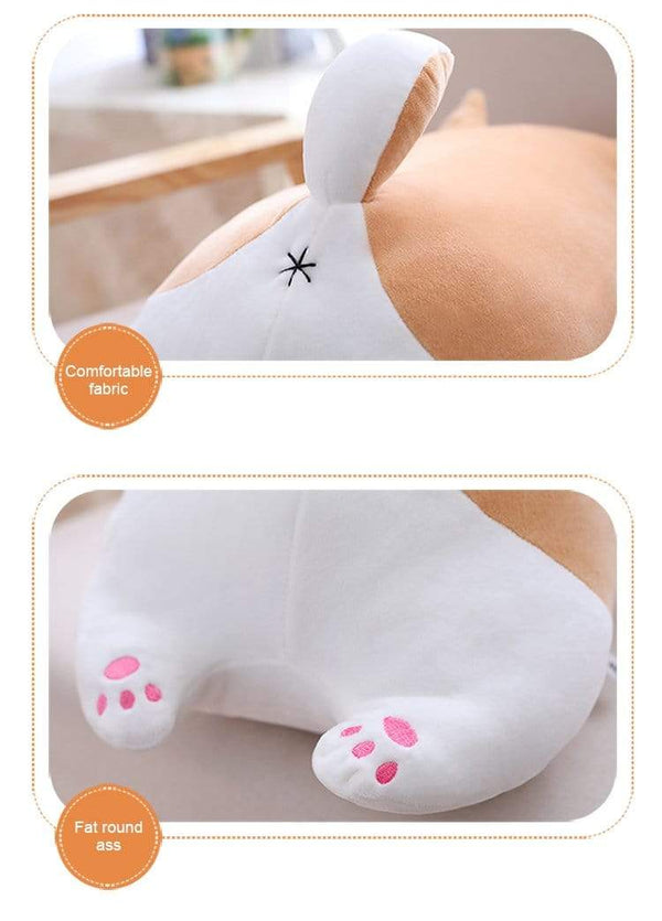 Planet Gates 36/55 Cute Fat Shiba Inu Dog Plush Toy Stuffed Soft Kawaii Animal Cartoon Pillow Lovely Gift for Kids Baby Children Good Quality